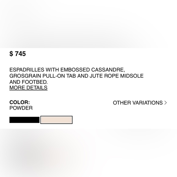 Saint Laurent Monogram Leather Espadrilles New! - Picture 2 of 4